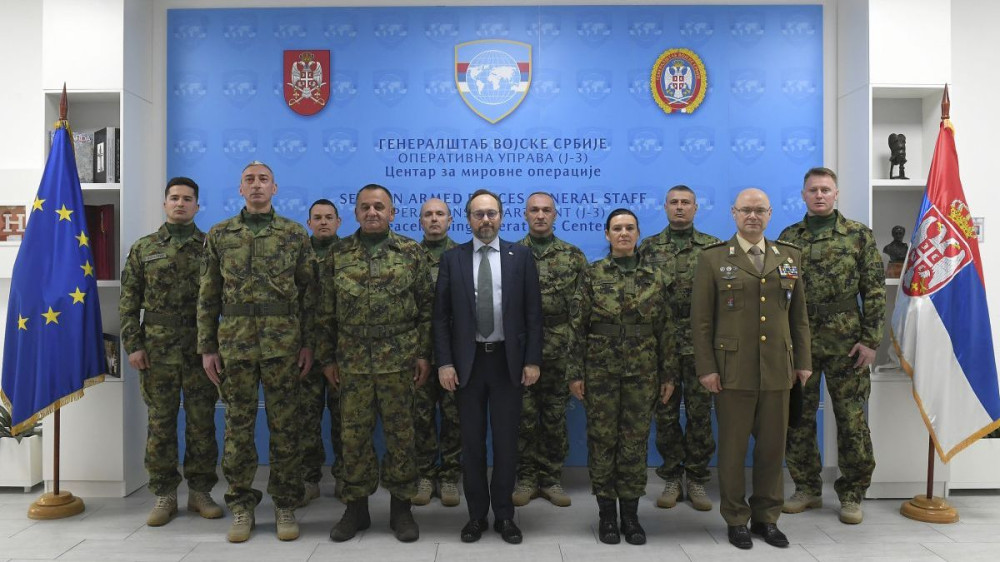 Ispraćaj pripadnika Vojske Srbije u misiju Evropske unije u CAR